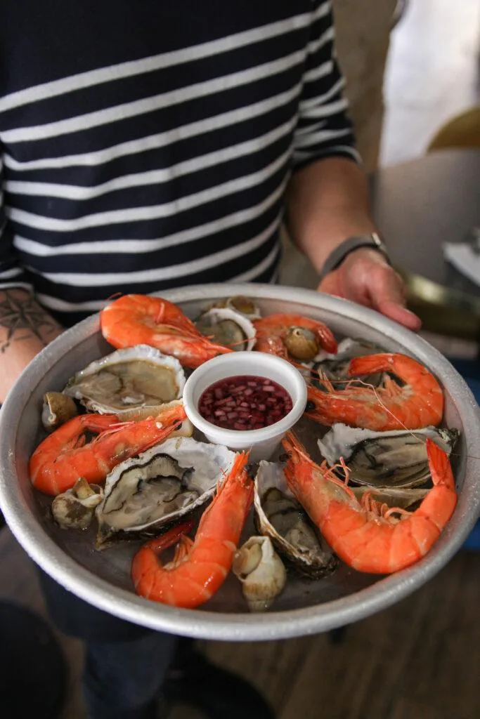 Plateau de fruits de mer du Bistrot du Port